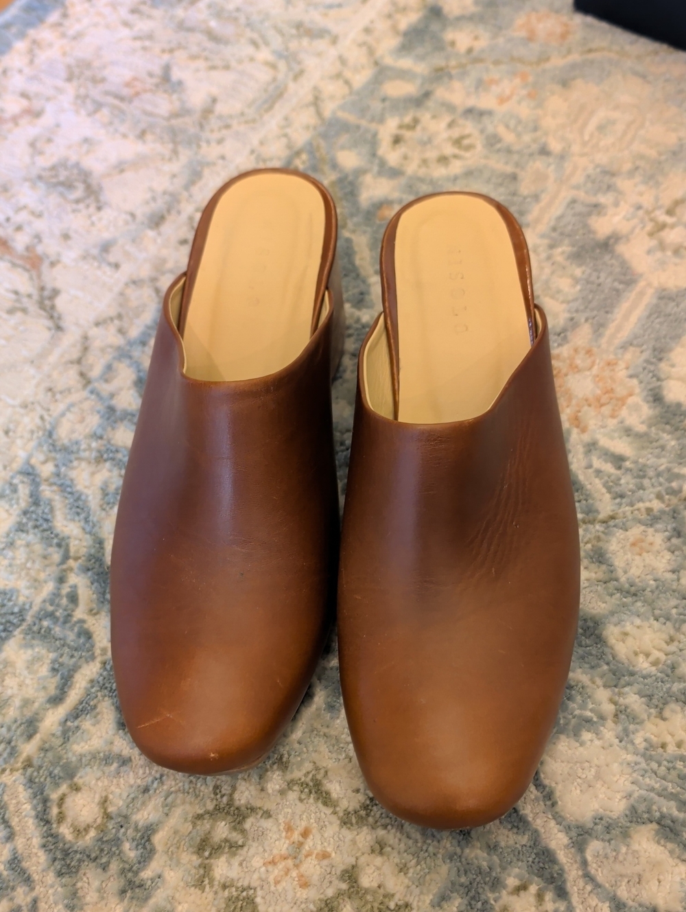 Nisolo Brown Leather Slip-On Mules